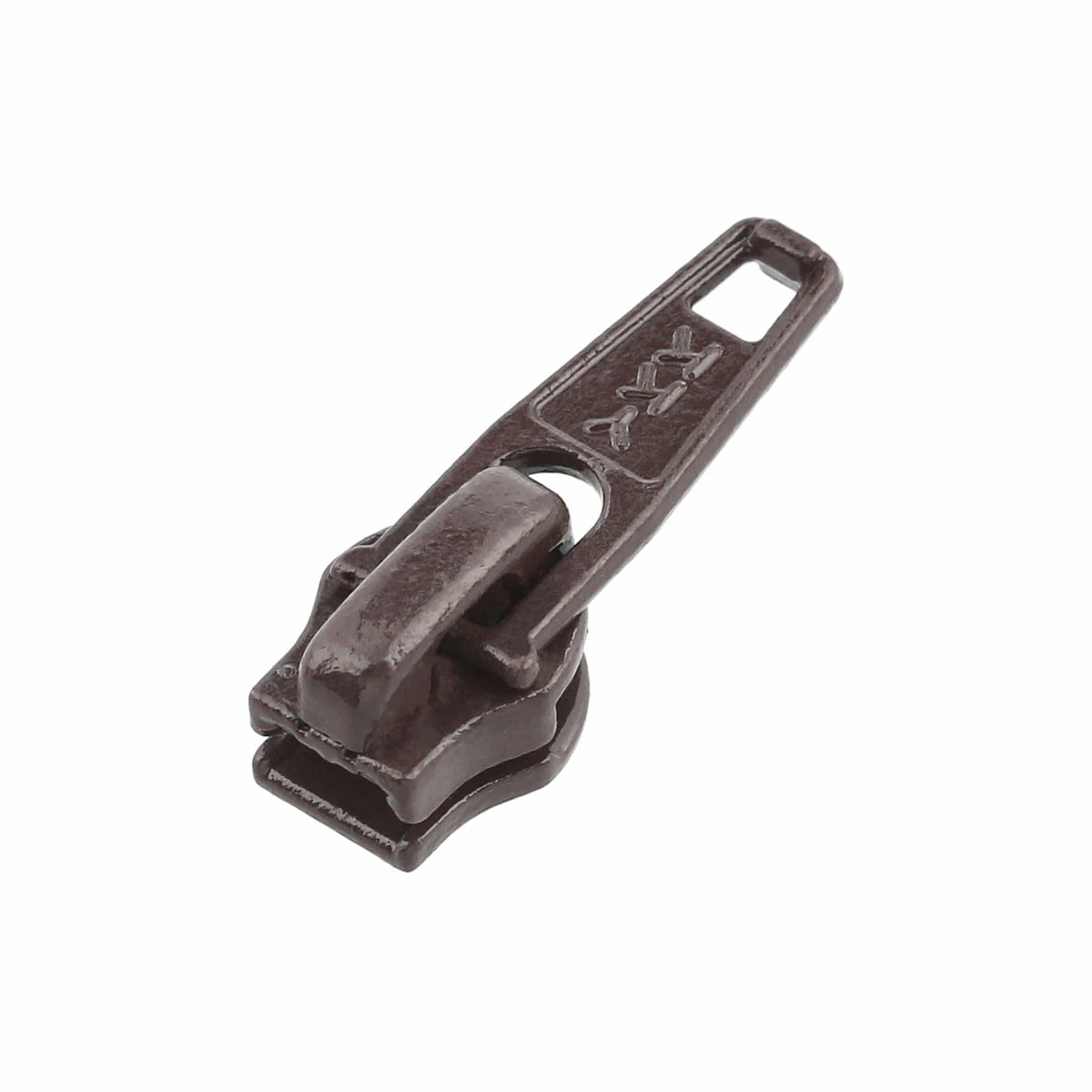 Ohio Travel Bag Zippers #4.5 Brown, YKK Long Tab Swivel Slider, Zinc Alloy, #4.5C-1-BRO 4.5C-1-BRO