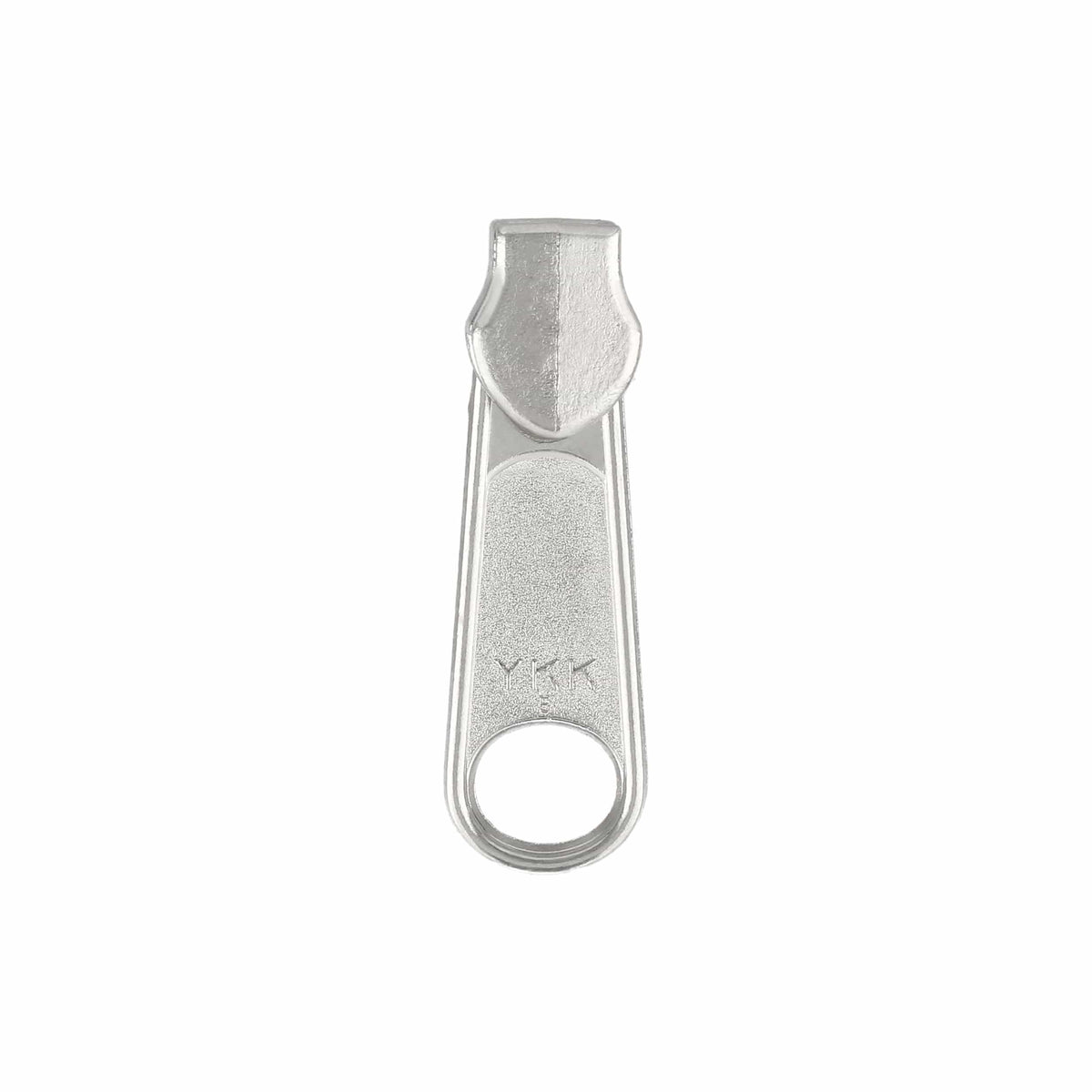 Ohio Travel Bag Zippers #4.5 Nickel, YKKLong Tab Swivel Slider, Zinc Alloy, #4.5C-1-NP 4.5C-1-NP