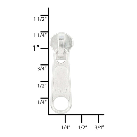 Ohio Travel Bag Zippers #4 Nickel, Long Tab Swivel Slider, Zinc Alloy, #4M-1-NP 4M-1-NP