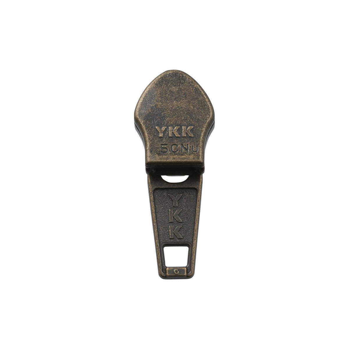 Ohio Travel Bag Zippers #5 Antique Brass, YKK Short Tab Auto Lock Slider, Zinc Alloy, #5CN-3-ANTB 5CN-3-ANTB