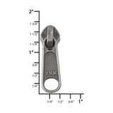 Ohio Travel Bag Zippers #5 Antique Nickel, YKK Long Tab Semi Swivel Slider, Zinc, #5CN-1-ANTN 5CN-1-ANTN