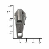 Ohio Travel Bag Zippers #5 Antique Nickel, YKK Short Tab Auto Lock Slider, Zinc Alloy, #5CN-3-ANTN 5CN-3-ANTN