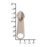 Ohio Travel Bag Zippers #5 Beige, YKK Long Tab Semi Swivel Slider, Zinc, #5CN-1-BGE 5CN-1-BGE