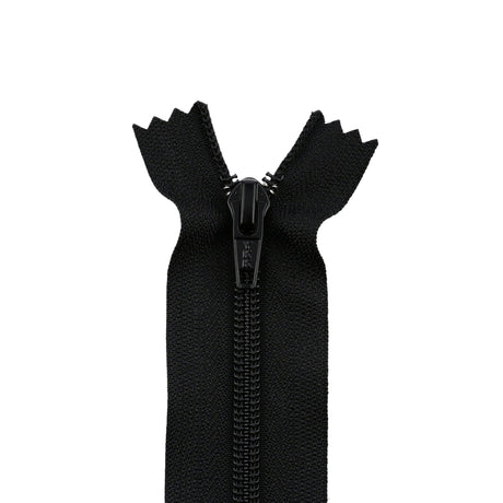 Ohio Travel Bag Zippers #5 Black, 8" Coil Boot Zipper, Nylon, #560-8-BLK 560-8-BLK