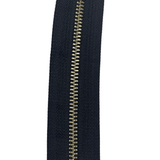 Ohio Travel Bag Zippers #5, Black with Solid Nickel, YKK Zipper Chain, Nickel, #5M-BLK-SNIC 5M-BLK-SNIC