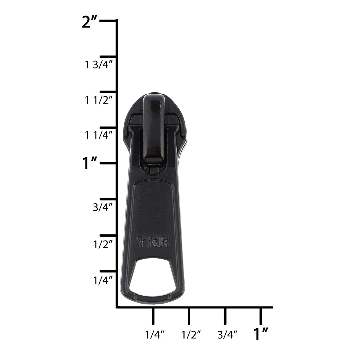 Ohio Travel Bag Zippers #5 Black, YKK  Long Tab Invisible Lock Slider, Zinc Alloy, #5CN-4-BLK 5CN-4-BLK