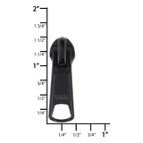 Ohio Travel Bag Zippers #5 Black, YKK  Long Tab Invisible Lock Slider, Zinc Alloy, #5CN-4-BLK 5CN-4-BLK