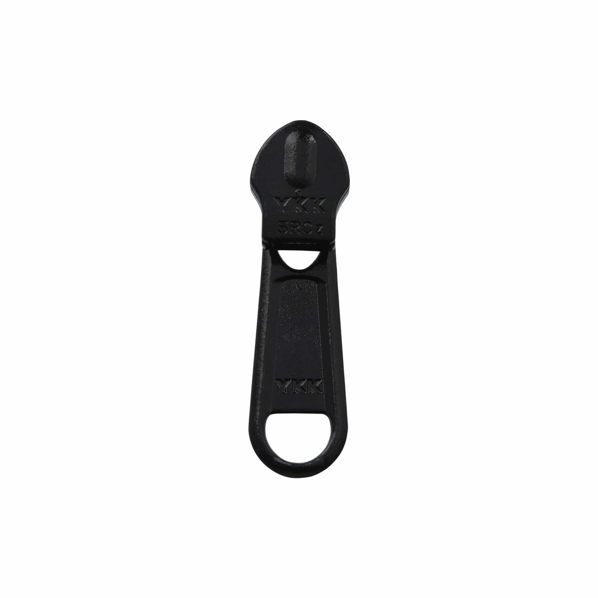 Ohio Travel Bag Zippers #5 Black, YKK Long Tab RC Slider, Zinc Alloy, #5RC-1-BLK 5RC-1-BLK