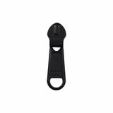 Ohio Travel Bag Zippers #5 Black, YKK Long Tab RC Slider, Zinc Alloy, #5RC-1-BLK 5RC-1-BLK