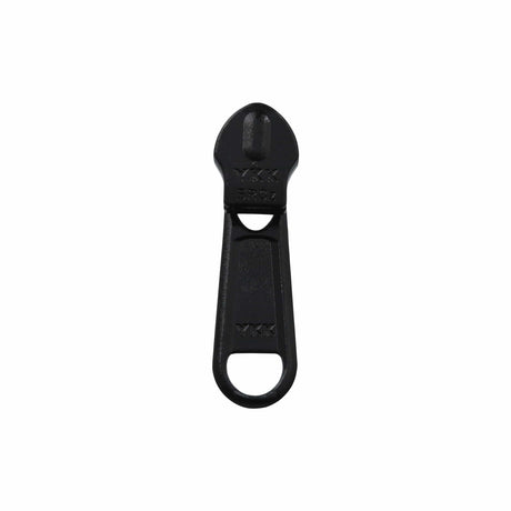 Ohio Travel Bag Zippers #5 Black, YKK Long Tab RC Slider, Zinc Alloy, #5RC-1-BLK 5RC-1-BLK