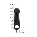 Ohio Travel Bag Zippers #5 Black, YKK  Long Tab Reversible Slider, Zinc Alloy, #5CN-5-BLK 5CN-5-BLK