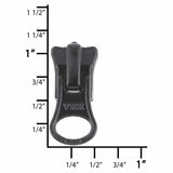 Ohio Travel Bag Zippers #5 Black, YKK Vislon Bottom Slider, Zinc Alloy, #5V-2-BLK 5V-2-BLK