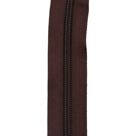 Ohio Travel Bag Zippers #5 Brown, 8" Coil Boot Zipper, Nylon, #560-8-BRO 560-8-BRO
