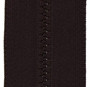 Ohio Travel Bag Zippers #5 Brown, YKK Vislon Chain 3/4in Tape, Vislon, #5V-W-BRO 5V-W-BRO