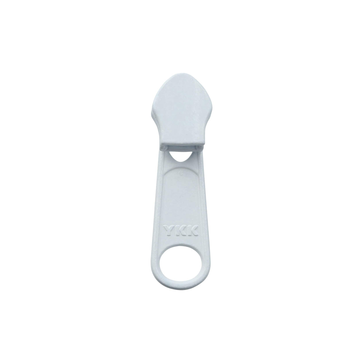 Ohio Travel Bag Zippers #5 White, YKK Long Tab Semi Swivel Slider, Zinc, #5CN-1-WHT 5CN-1-WHT