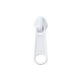 Ohio Travel Bag Zippers #5 White, YKK Long Tab Semi Swivel Slider, Zinc, #5CN-1-WHT 5CN-1-WHT