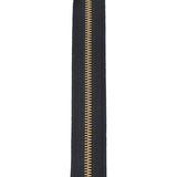 Ohio Travel Bag Zippers #6 Jacket Zipper 30in Black With Brass, #6JK-30-BLK-B 6JK-30-BLK-B