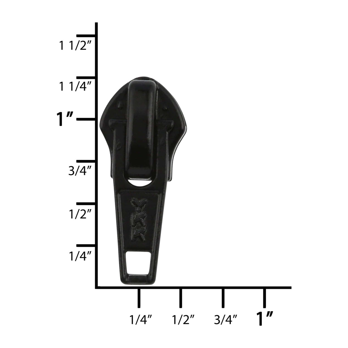 Ohio Travel Bag Zippers #8 Black, YKK Auto Lock Slider, Zinc Alloy, #8C-3-BLK 8C-3-BLK