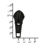 Ohio Travel Bag Zippers #8 Black, YKK Auto Lock Slider, Zinc Alloy, #8C-3-BLK 8C-3-BLK