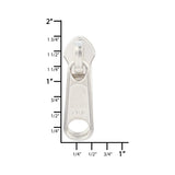 Ohio Travel Bag Zippers #8 Nickel, YKK Long Tab Reversible Slider, Zinc Alloy, #8C-2-NP 8C-2-NP