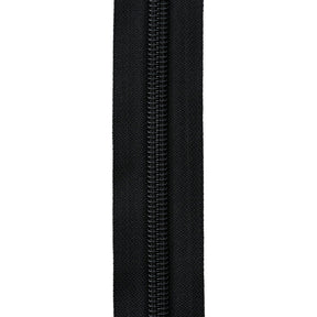 Ohio Travel Bag Zippers #9  Black with Black, YKK Zipper Chain, Zinc Alloy, #9C-BLK 9C-BLK